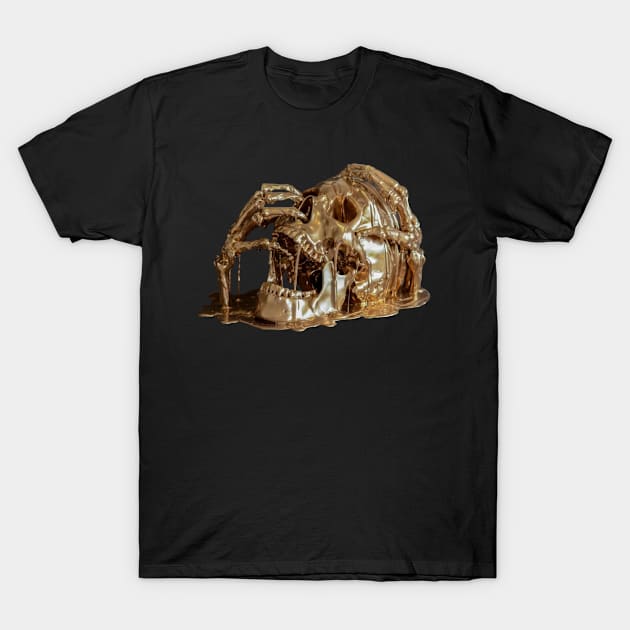 Melting skull T-Shirt by Reinrab